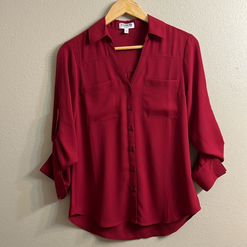 Deep Red Express Portofino Shirt - XS EUC